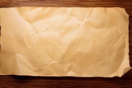 History Background for PowerPoint with an Old Paper on Wood