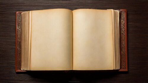 History Background for Slides with an Open Old Book History Background for Slides with an Open Old Book