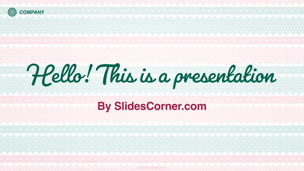 Kawaii Seamless Pattern HD Background in Pastel Colors - Cover Slide Presentation Demo