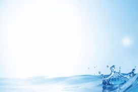 Simple Clear Water Background for PPT Slides – Free Crystal Blue Presentation Background
