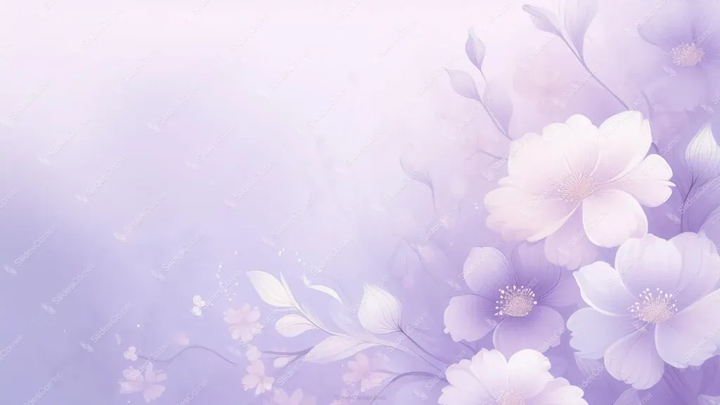 Purple PPT Background with Lavender Flowers Free HD Download for PowerPoint and Google Slides Purple PPT Background with Lavender Flowers Free HD Download for PowerPoint and Google Slides