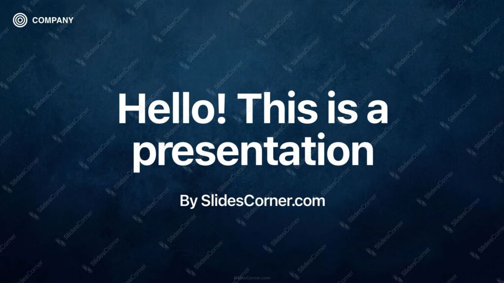 Free Dark Blue Gradient Background for PowerPoint Presentations and Google Slides