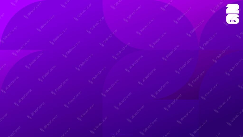 Free World Cup 2026 Background with Purple Gradient for PowerPoint and Slides Free World Cup 2026 Background with Purple Gradient for PowerPoint and Slides