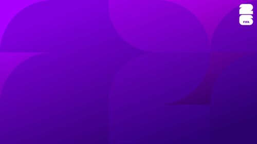 Free World Cup 2026 Background with Purple Gradient for PowerPoint and Slides Free World Cup 2026 Background with Purple Gradient for PowerPoint and Slides