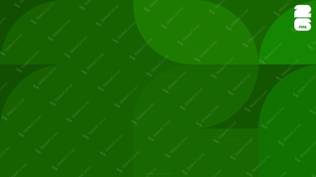 World Cup 2026 PowerPoint Background with FIFA 2026 Logo