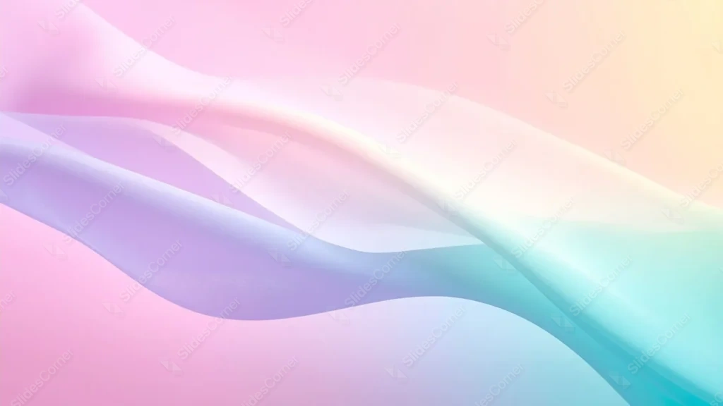 Aesthetic PPT Background with Soft Pastel Waves Aesthetic PPT Background with Soft Pastel Waves