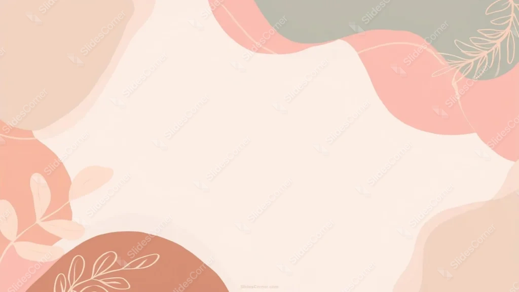 Background Design Aesthetic Dusty Pink Organic Leaves Background Design Aesthetic Dusty Pink Organic Leaves