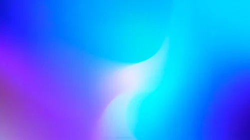 Cyan gradient background with blue and purple wave glow for PowerPoint and Google Slides presentations