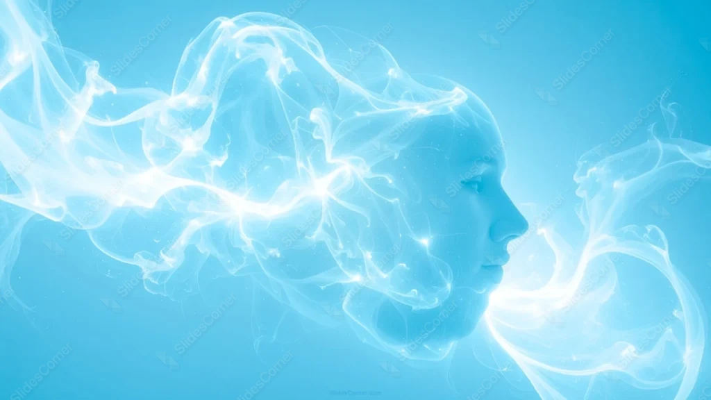 Free Cyan Mental Health Background for PowerPoint Slides Free Cyan Mental Health Background for PowerPoint Slides