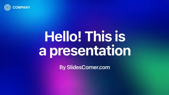Professional Blue Gradient Background for Presentations