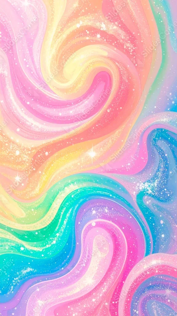 Pastel Rainbow Swirl Phone Wallpaper – Free Download in Pink Tones