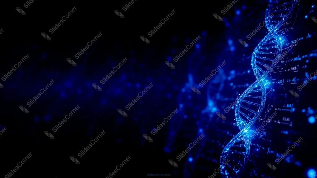 Professional Science PPT Background – Free HD DNA Slide