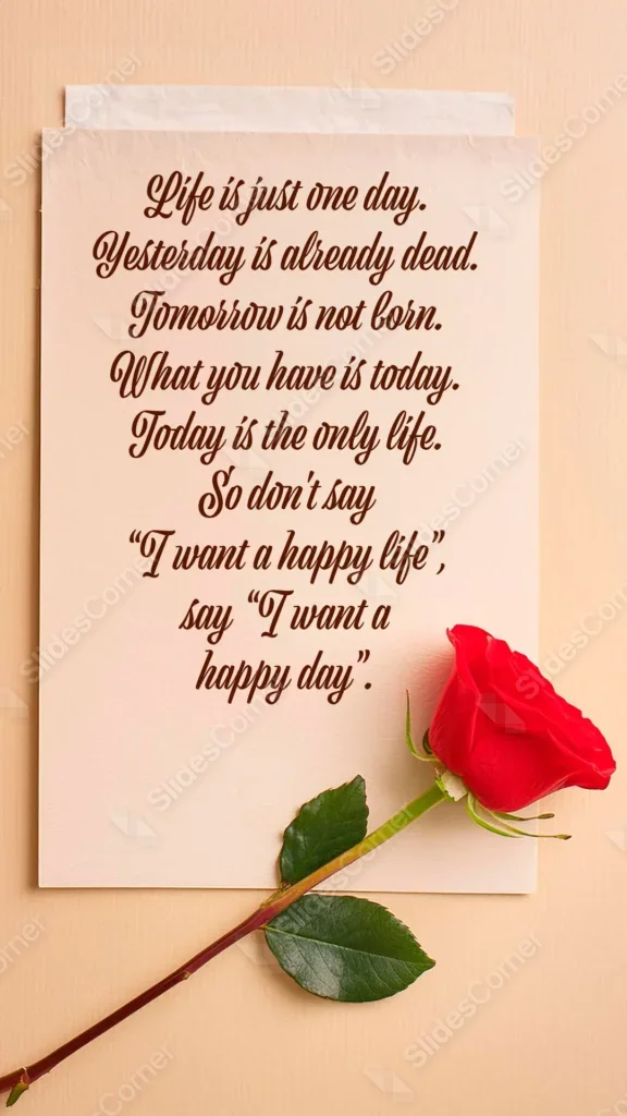 Free Sepia Vintage Rose Aesthetic Background for Instagram Stories with Motivational Quote
