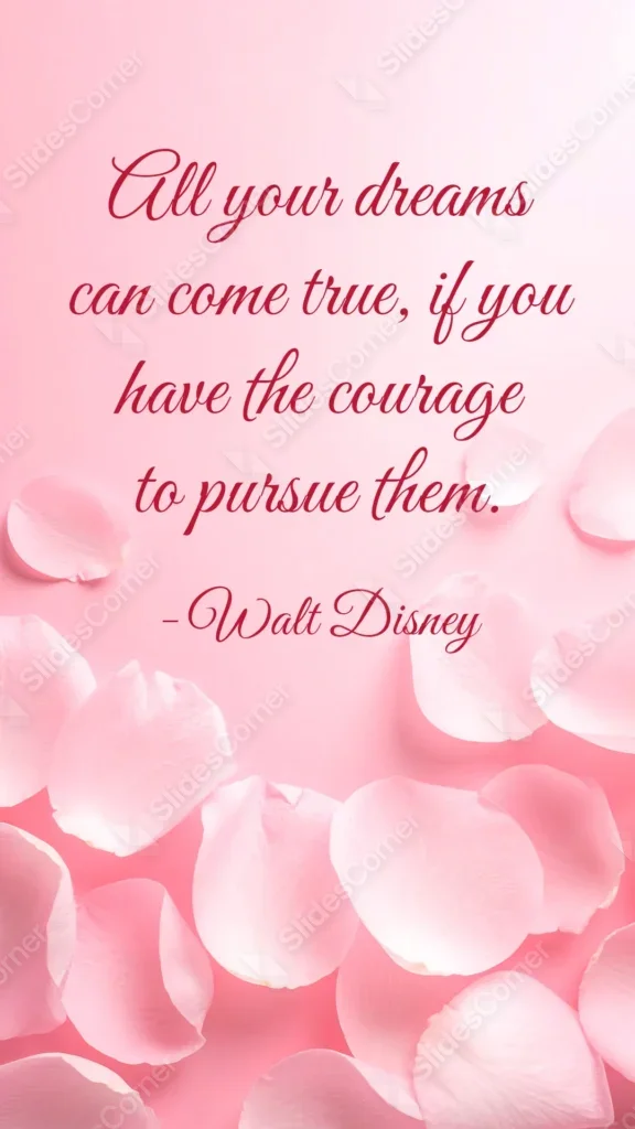 Soft Pink Rose Petals Phone Wallpaper with quote