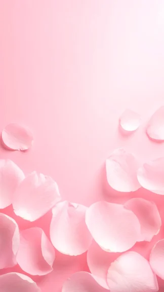 Soft Pink Rose Petals Phone Wallpaper — Floral Aesthetic for Lock Screen
