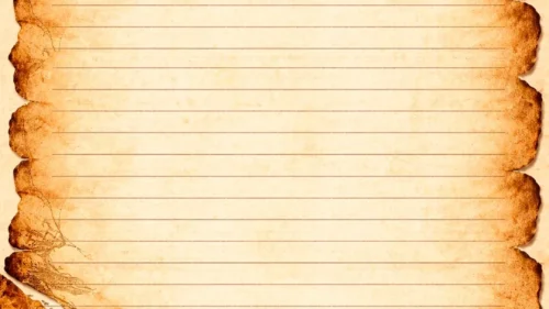 Vintage sepia lined paper background with travel illustrations for Instagram Stories, 1080x1920px free download