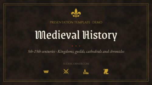 Medieval History Presentation Template for History Class Decks Medieval History Presentation Template for History Class Decks