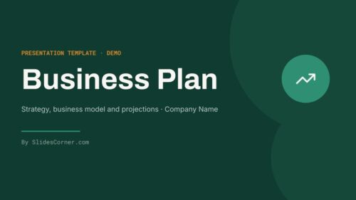 Business Plan Presentation Template With a Deep Green Grid Business Plan Presentation Template With a Deep Green Grid