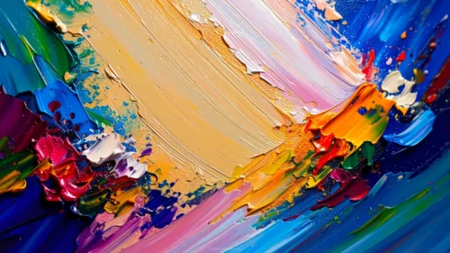 Abstract Oil Paint Background For PPT With a Diagonal Gold Sweep Abstract Oil Paint Background For PPT With a Diagonal Gold Sweep