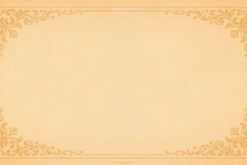 Aesthetic Old History Background for Presentation With Ornate Borders