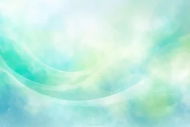 Medical Background For PPT With A Teal Green Watercolor Wash