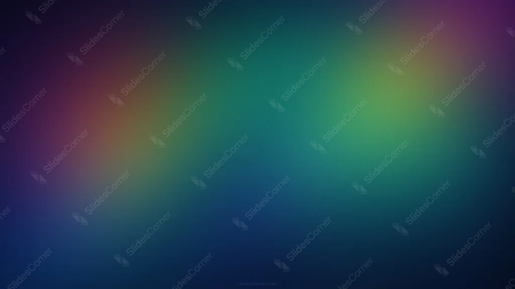 Aurora Borealis Background For PowerPoint With A Green Band