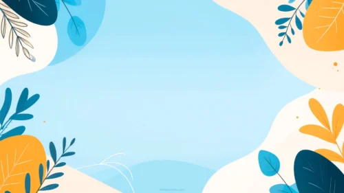 Background Design Aesthetic Light Blue Organic Leaf Slides Background Design Aesthetic Light Blue Organic Leaf Slides