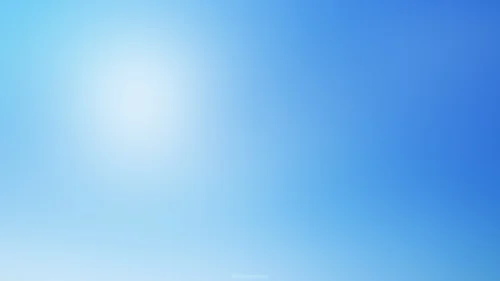 Blue Sky With Clouds Background For PowerPoint With A White Core