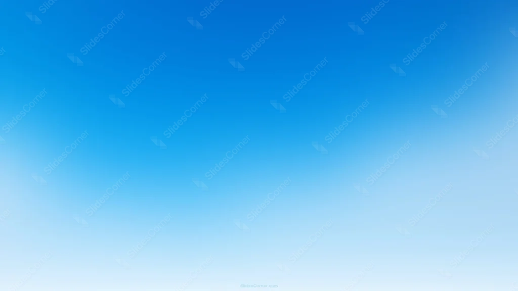 Bright Blue Sky Gradient Background For PowerPoint, Clean And Even Bright Blue Sky Gradient Background For PowerPoint, Clean And Even