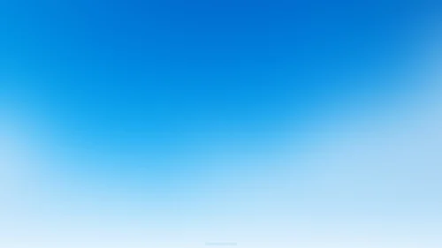 Bright Blue Sky Gradient Background For PowerPoint, Clean And Even