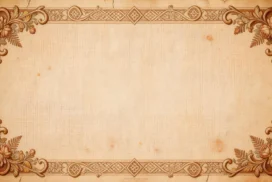 Classic Elegant History Background for PPT with Roses