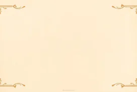 Vintage Frame Background For PowerPoint With Sepia Ornaments