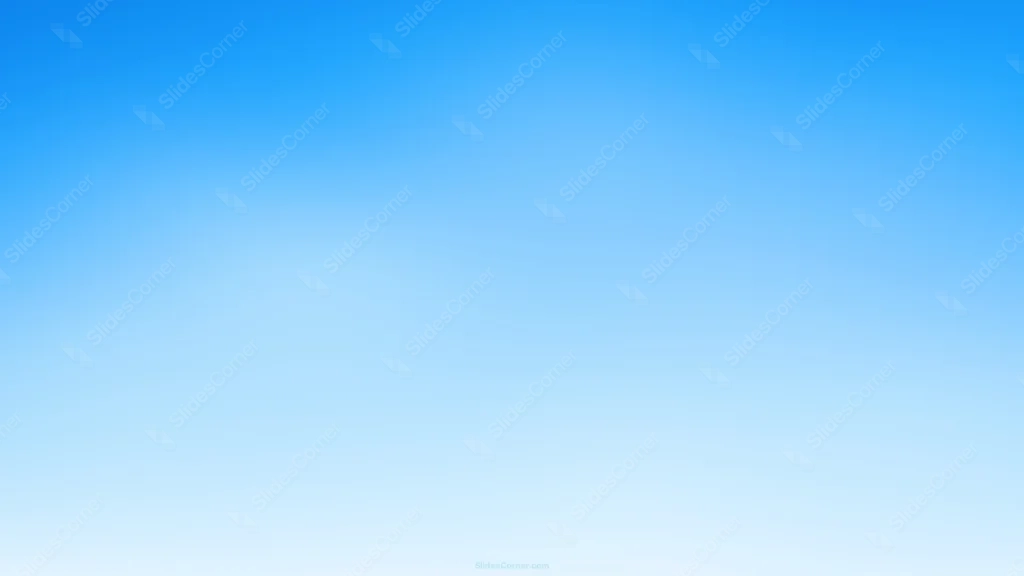 Clear Blue Sky Background For Google Slides With A Soft Cerulean Fade