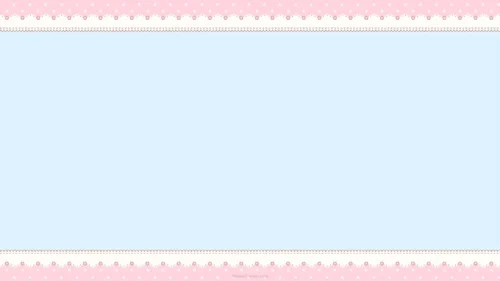 Cute Baby Blue Background For Google Slides With Pink Lace Trim Cute Baby Blue Background For Google Slides With Pink Lace Trim