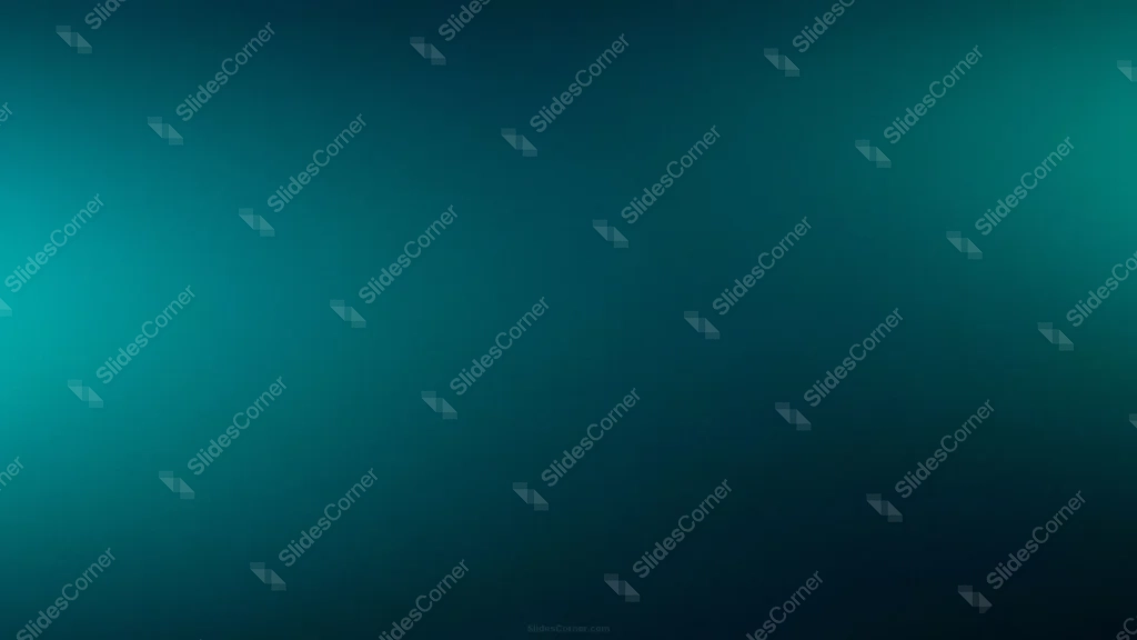 Dark Blue Background For PowerPoint With A Teal Glow Gradient Dark Blue Background For PowerPoint With A Teal Glow Gradient