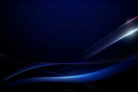 Dark Blue Background For PowerPoint With A Glowing Diagonal Beam