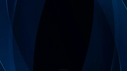 Dark Navy Blue PPT Background with Curved Glowing Waves Dark Navy Blue PPT Background with Curved Glowing Waves