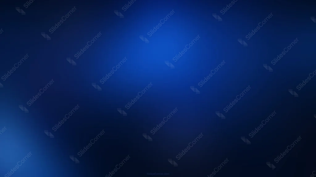 Deep Blue Night Sky Background For Google Slides With Twin Glows