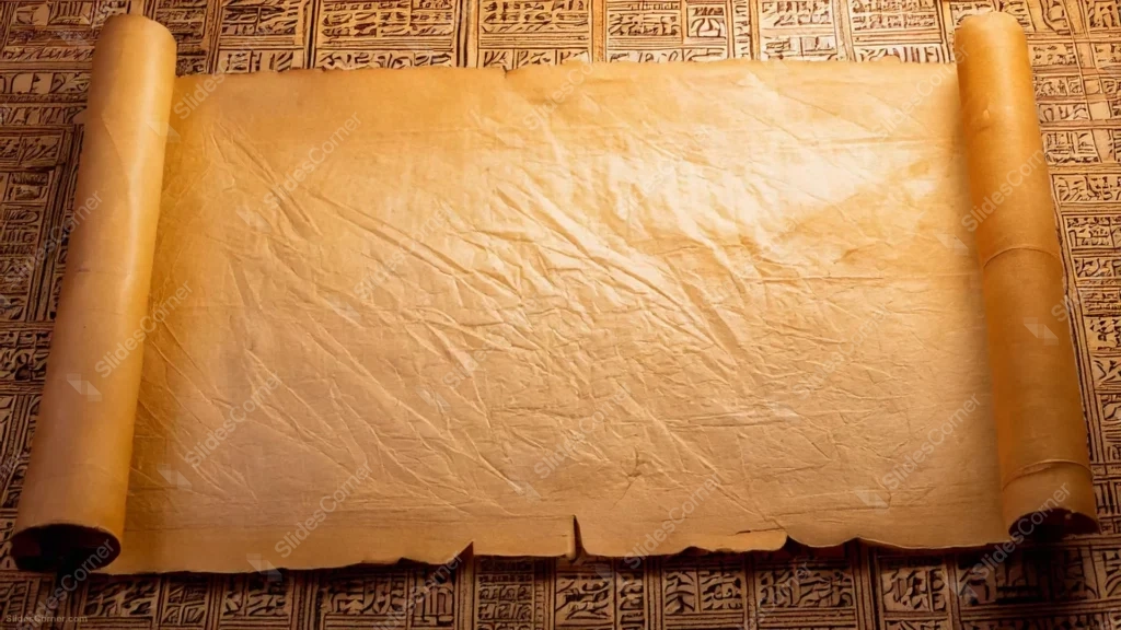 Egyptian Papyrus History Background For PPT With Hieroglyphic Stone Egyptian Papyrus History Background For PPT With Hieroglyphic Stone