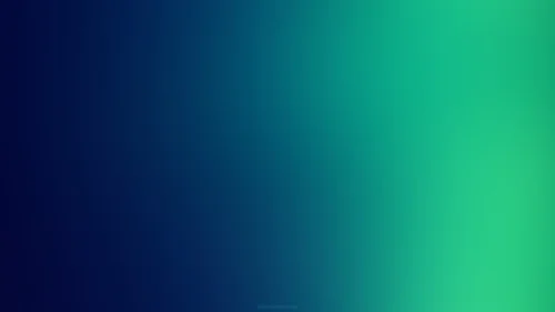 Green Aurora Night Sky Background For PowerPoint With A Horizontal Fade