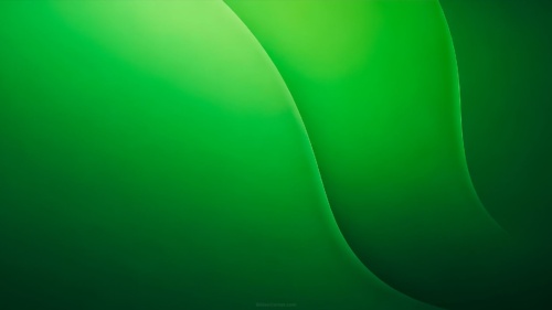 Green Background For PowerPoint With A Glossy Lime Wave Green Background For PowerPoint With A Glossy Lime Wave