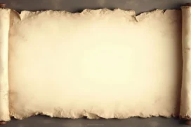 History Background for PPT with Aged Scroll