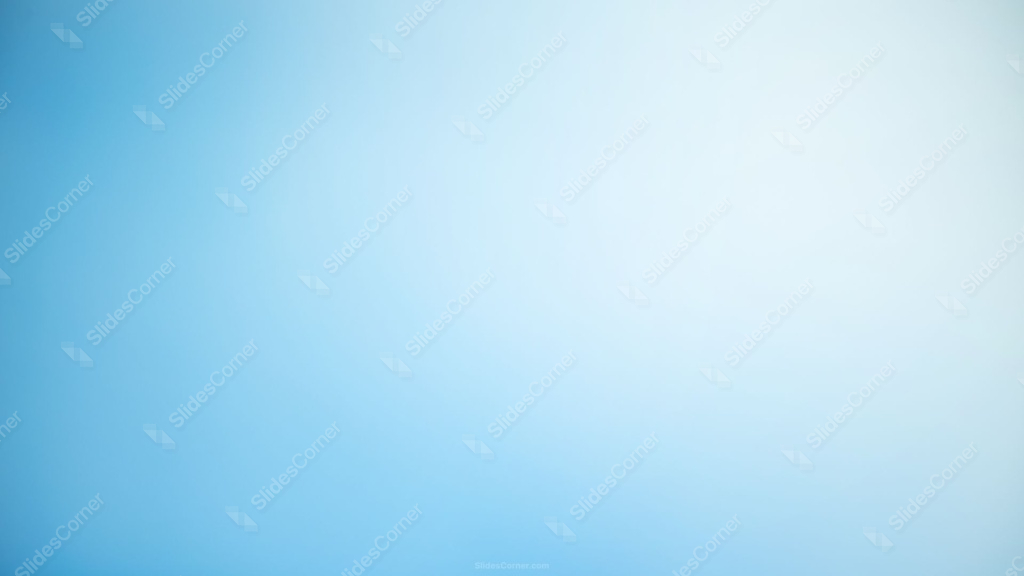 Light Blue Gradient PowerPoint Background with Soft Glow