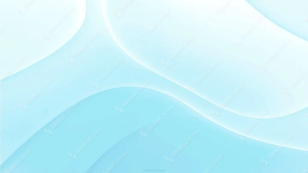 Medical Background for PowerPoint with Soft Blue Waves