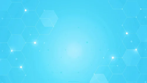 Medical PPT Background with Glowing Hexagon Network Medical PPT Background with Glowing Hexagon Network