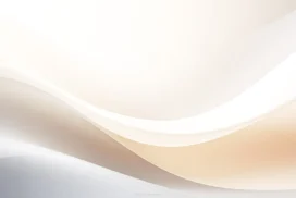 Beige Background For PowerPoint With Neutral Wave Bands