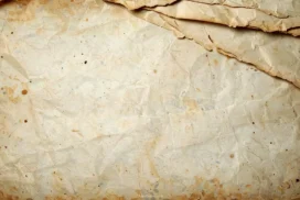 Old Paper Background For PowerPoint With Peeling Torn Layers