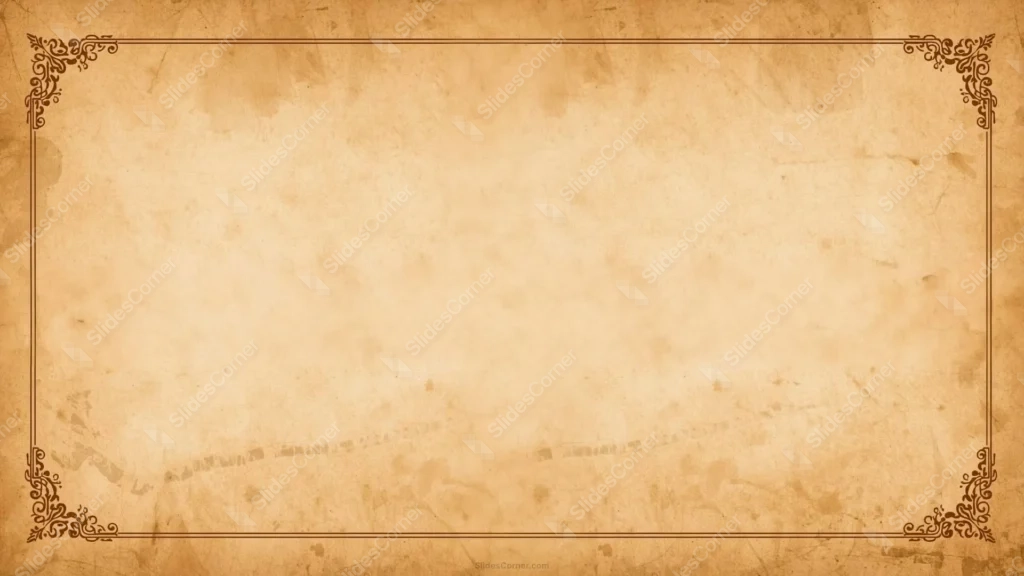 Old Paper Frame Background For PPT With An Ornate Border Old Paper Frame Background For PPT With An Ornate Border