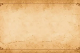 Old Paper Frame Background For PPT With An Ornate Border