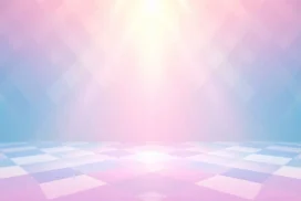 Aesthetic Pastel Background For Google Slides With A Glowing Sunburst